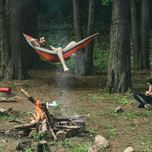 Anti-Rollover Double Hammock