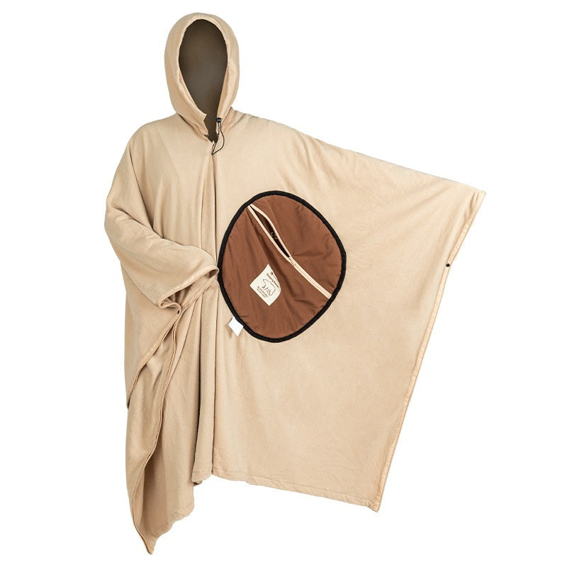 Fleece Cloak Sleeping Bag