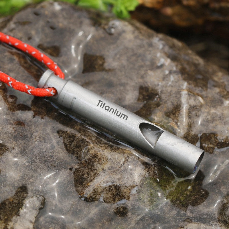 Titanium Survival Whistle