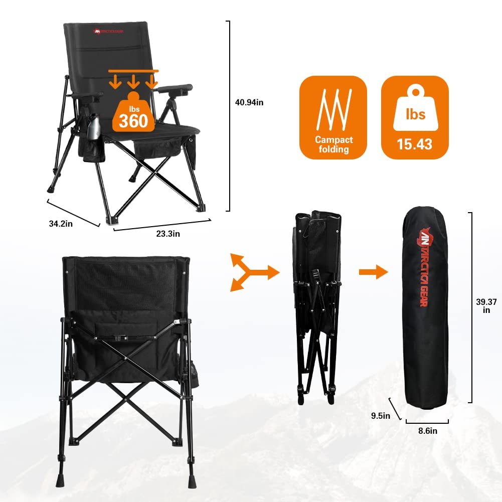 Antarctica Gear Heated Camping Chair