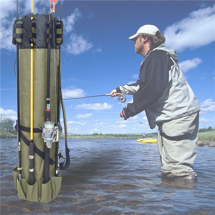 Cylindrical Fishing Rod Bag